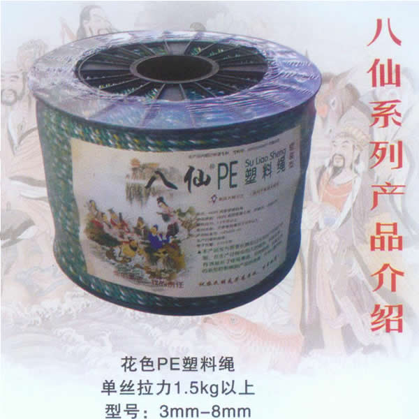 花色PE防曬塑料繩/養(yǎng)殖用繩